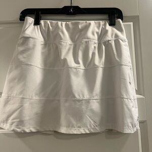 White Women's Tennis Skirt